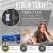 Cama de ar dupla Supreme Air-Flow com Fiber-Tech INTEX Branco