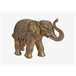 Figura ELEPHANT dourado, 18X28X10CM Dourado