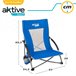 Cadeira de praia dobrável em tecido Aktive Azul