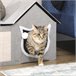 Casa para gatos PawHut D30-681V00GY Cinza