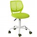 Cadeira giratória de escritório de altura ajustável FST64-R SoBuy Verde
