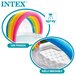 Piscina insuflável arco-íris com jato de água INTEX 142x119x84 cm Multicor