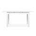 Mesa de jantar extensível COBURG 140 cm branca Branco