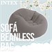 Sofá insuflável INTEX Beanless Bag Cinza
