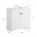 SoBuy BZR18-W Móvel de lavatório com 2 prateleiras Branco