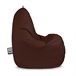 Puff Pear Relax Leatherette Outdoor Black Happers HAPPERS Castanho