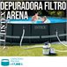 Depuradora arena Krystal Clear 3.500 l/h INTEX Cinza