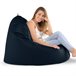 Puff Lounge Leatherette Exterior HAPPERS Azul Marino