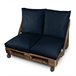 Almofada Multi-usos Chão ou Encosto ou Assento para Palets Exteri 60x80 Azul