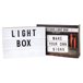 Caja con mensajes LUZ LED