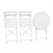 Conjunto de mesa e cadeiras de jardim dobráveis Teresa Branco
