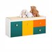 Organizador de armazenamento de brinquedos SoBuy KMB82-W Branco