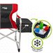 Cadeira de camping diretor com mesa e bolsa térmica Aktive Preto/ Vermelho