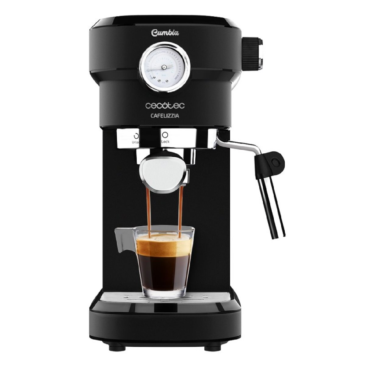 M quina de Caf Expresso Manual Cecotec Cafelizzia 790 Black Pro 1