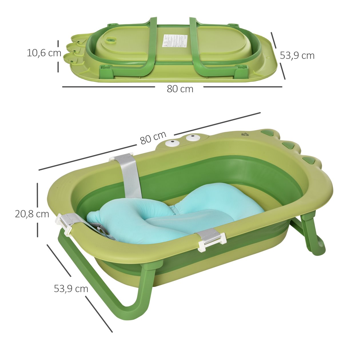 Banheira Portátil Dobrável Compacta para bebê - Mommy Bag