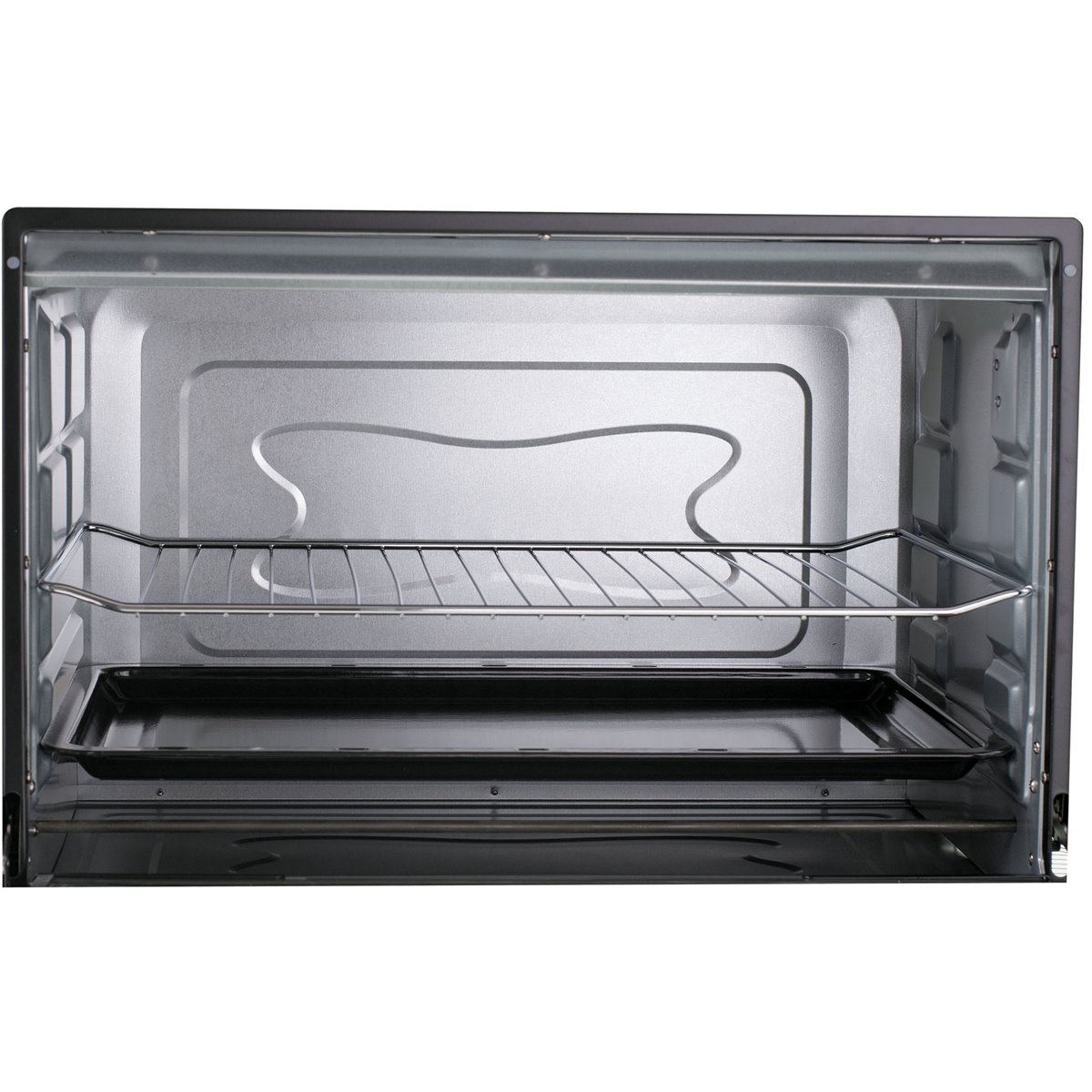 Mini forno eléctrico de mesa 66 l, aço inoxid mesko ms6021 preto 3000w