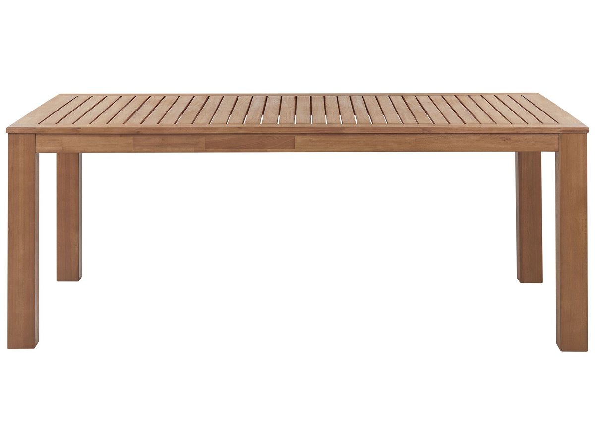 Mesa de jantar em madeira castanha clara 150 x 85 cm NATURA 