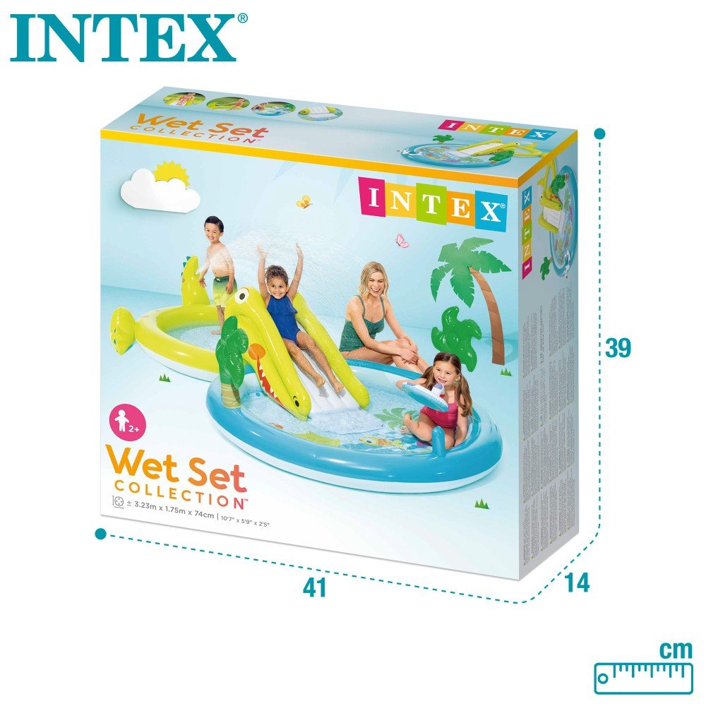 Centro de jogo insuflável INTEX multi-cor piscina dupla