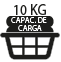 Capacidad de carga 10Kg